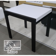 Стіл розсувний “Телескоп 815“ Стільниця біла, ніжки венге