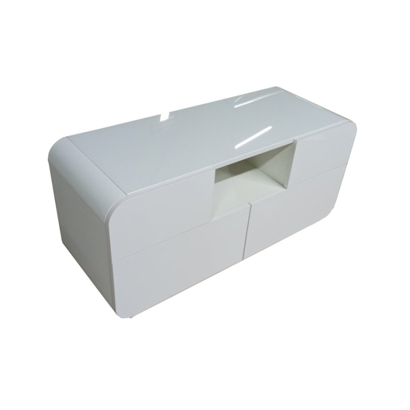 Тумба під телевізор зі склом “Маестро міні 1.2“ глянець