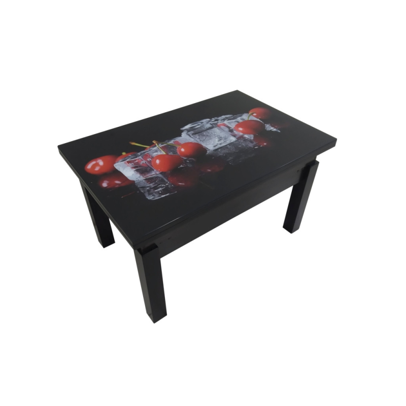 Стіл трансформер “Флай“ венге магія з фотопечаткою