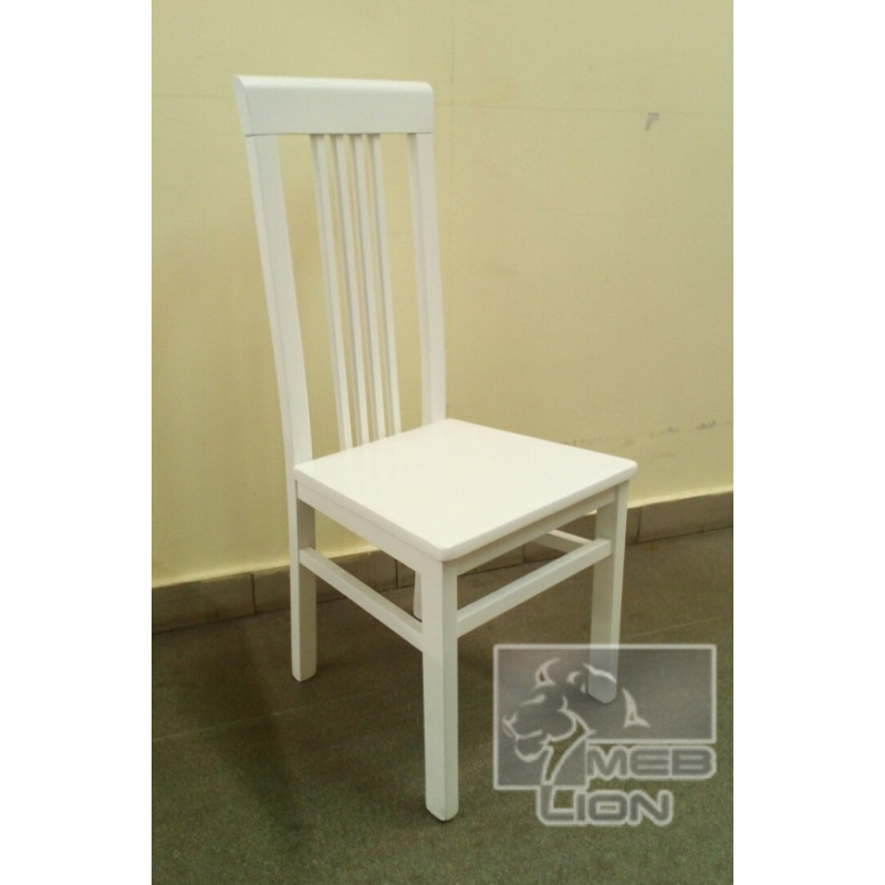 Стілець “Алла-01“ твердий. Колір білий