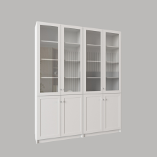 Шафа книжкова “Аристотель 160.1“, колір білий.