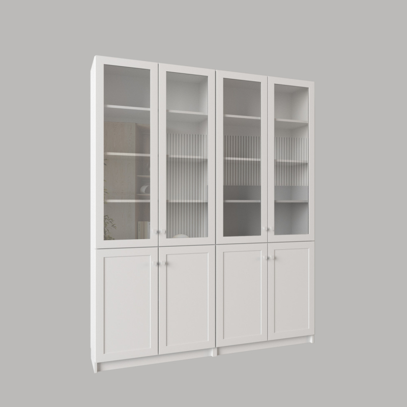 Шафа книжкова “Аристотель 160.1“, колір білий.