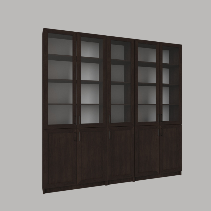 Шафа книжкова “Арістотель 2000.1“, колір венге.