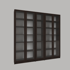 Велика вітрина “Аристотель 2000.2“ Колір венге магія