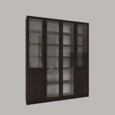 Шафа книжкова “Аристотель 1600.4“, колір венге.