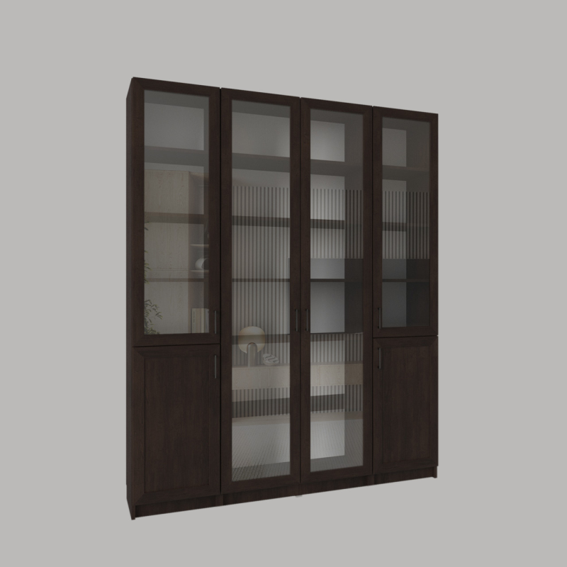 Шафа книжкова “Аристотель 1600.4“, колір венге.