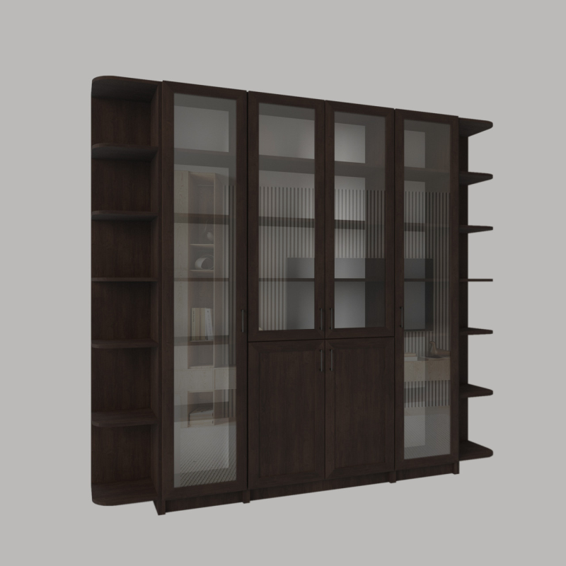 Шафа книжкова “Аристотель 2134“, колір венге.