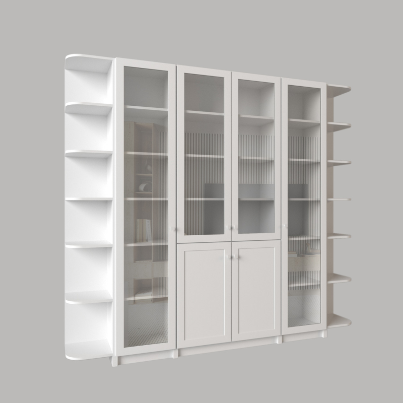 Шафа для кних “Арістотель 2134“ колір білий