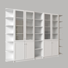 Велика біла книжкова шафа “Аристотель 2534“