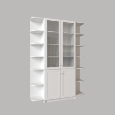 Шафа книжкова “Аристотель 1334.1“, колір білий