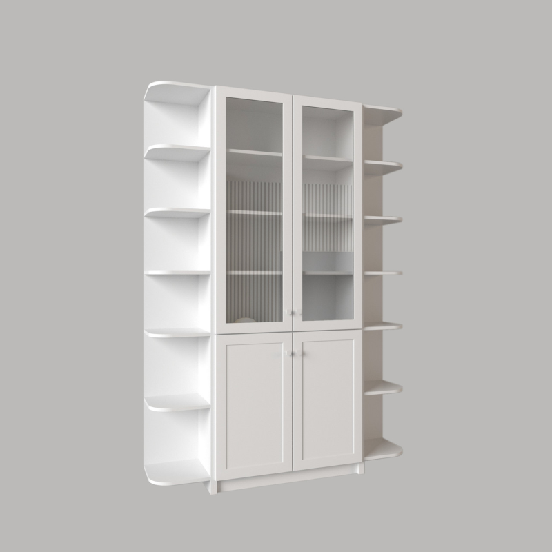 Шафа книжкова “Аристотель 1334.1“, колір білий