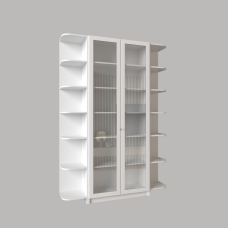 Шафа книжкова “Аристотель 1334.2“, колір білий.