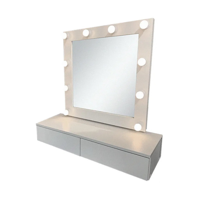 Макіяжна консоль і дзеркало з лампами “Колібрі“ Макіяжна консоль і дзеркало з лампами “Колібрі“