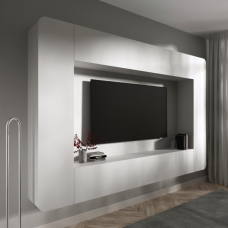 Біла матова підвісна гірка “Портал“. 270х30х175h cm.