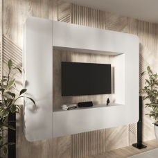 Біла матова вітальня “Портал міні“. 200х30х160h cm.