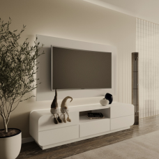 Белая тумба ТВ “Маэстро Макси“ ЛДСП