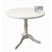Стіл кавовий круглий на одній нозі “Джузеппе“ колір білий, ваніль, горіх італійський