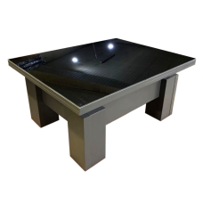 Стіл-трансформер “Оптимус“ колір графіт з чорним склом