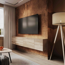 Навісна Тумба ТВ “Сойка“, колір Дуб сонома