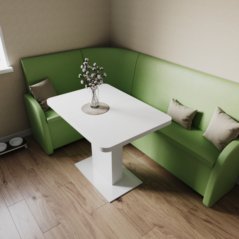 Білий розсувний стіл Titan Білий розсувний стіл Titan