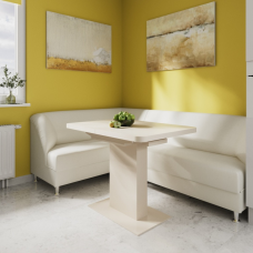 Кремовий розсувний стіл “Titan“