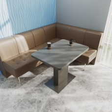 Сірий розсувний стіл Titan