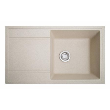 Прямокутна гранітна мийка з великим крилом