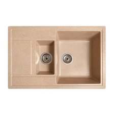 Двочашкова гранітна мийка з крилом