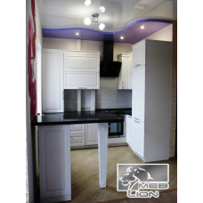 Кухня кутова з островом “Орхідея“