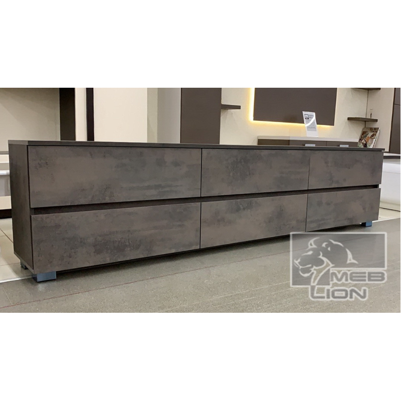 Довгий Комод на 6 ящиків “Перлина SAVIOLA“ 2.5 метра