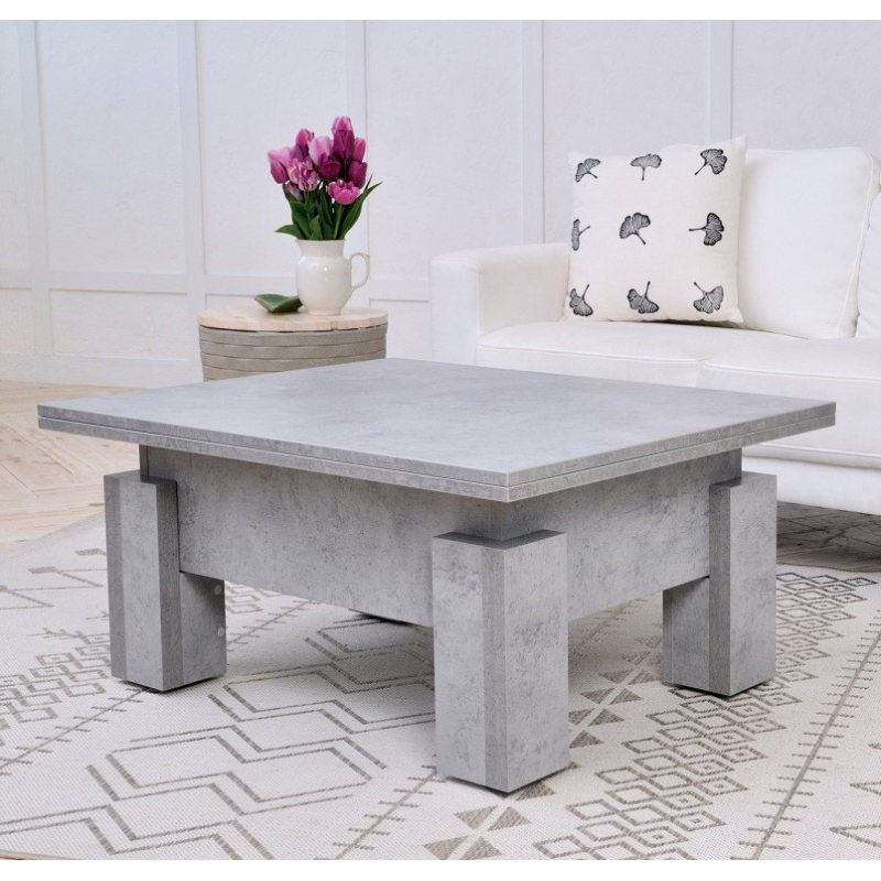 Стіл трансформер із синхронним механізмом “Оптимус бетон“