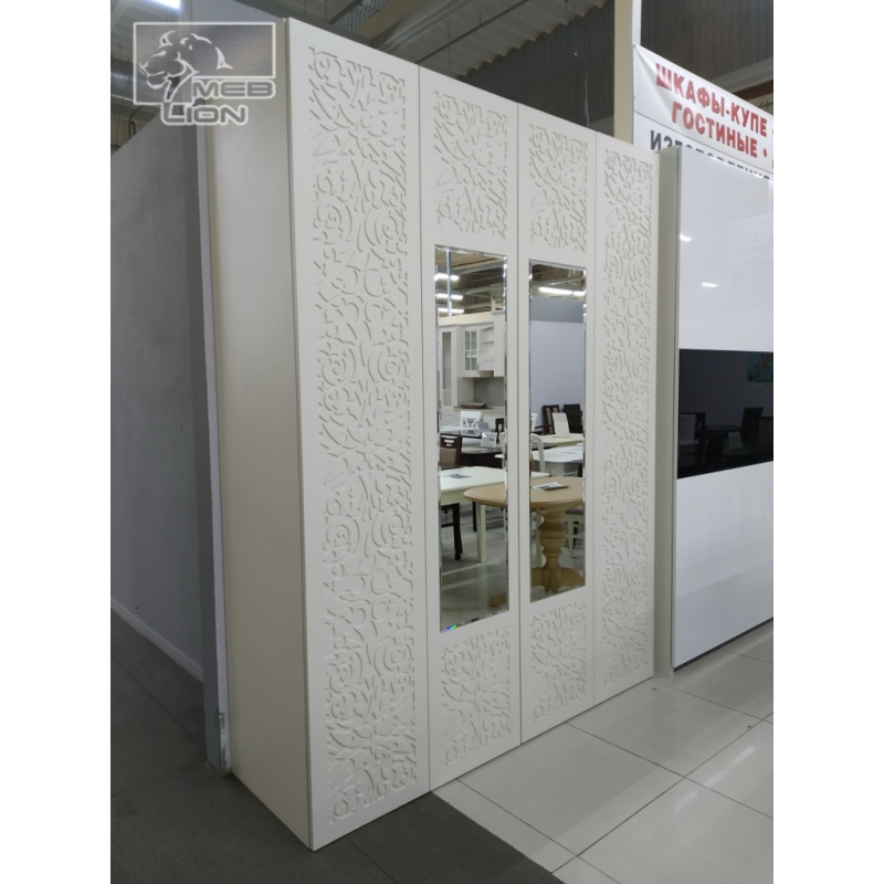 Шафа кремова з 3d фрезеровкою “Dream“ (Мешта)