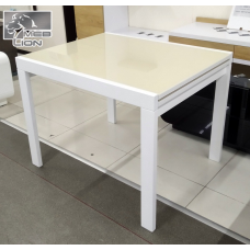 Стіл розсувний зі склом “Телескоп крем 1000“